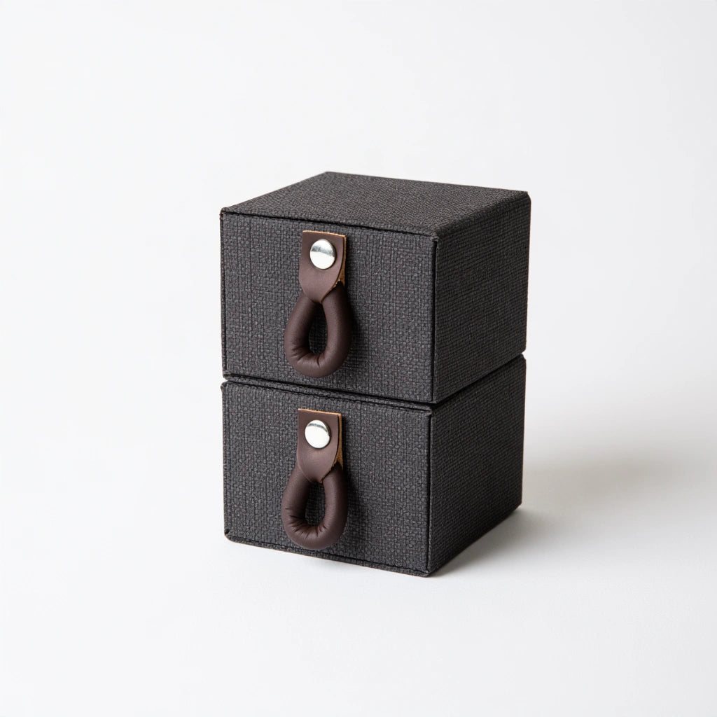Opbergbox met twee niveaus, kleur donkergrijs